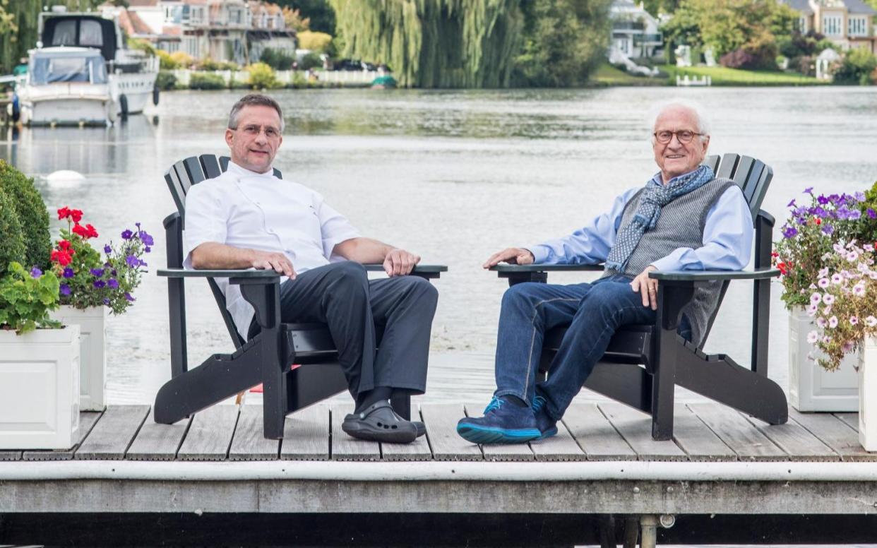 Alain and Michel Roux Sr at The Waterside Inn - Jamie Lau