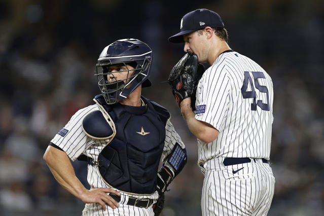 Stanton hits his 400th home run to lead Cole and the Yankees to a 5-1  victory over the Tigers