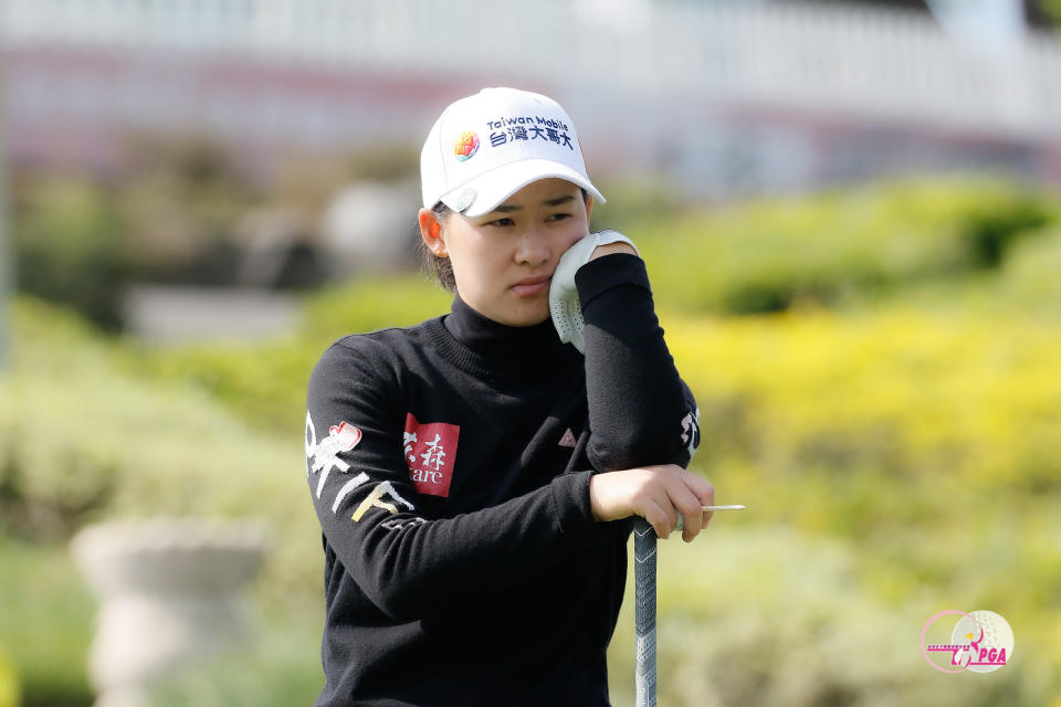 李旻以兩回合總桿147桿(+3)，暫並列領先。(TLPGA提供_葉勇宏攝影)