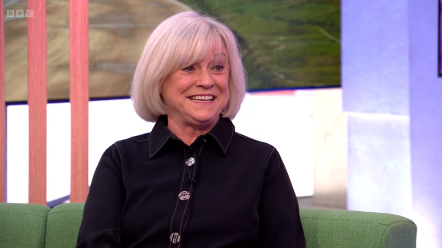 Sue Barker used to host the BBC's Wimbledon coverage. (BBC screengrab)