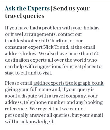 Ask the Experts | Send us your travel queries