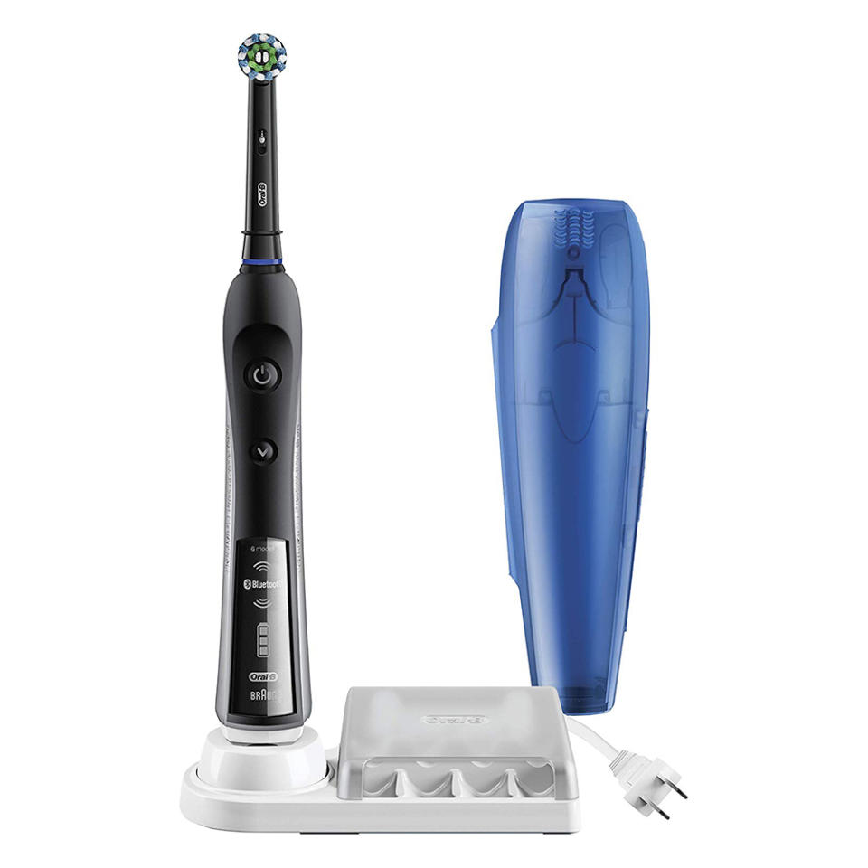 This model features five brushing modes and Bluetooth connectivity to deliver feedback to your smartphone. (Photo: Amazon)