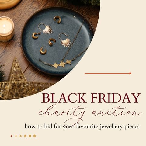 5) Pearls & Pomegranates' charity auction over Black Friday weekend