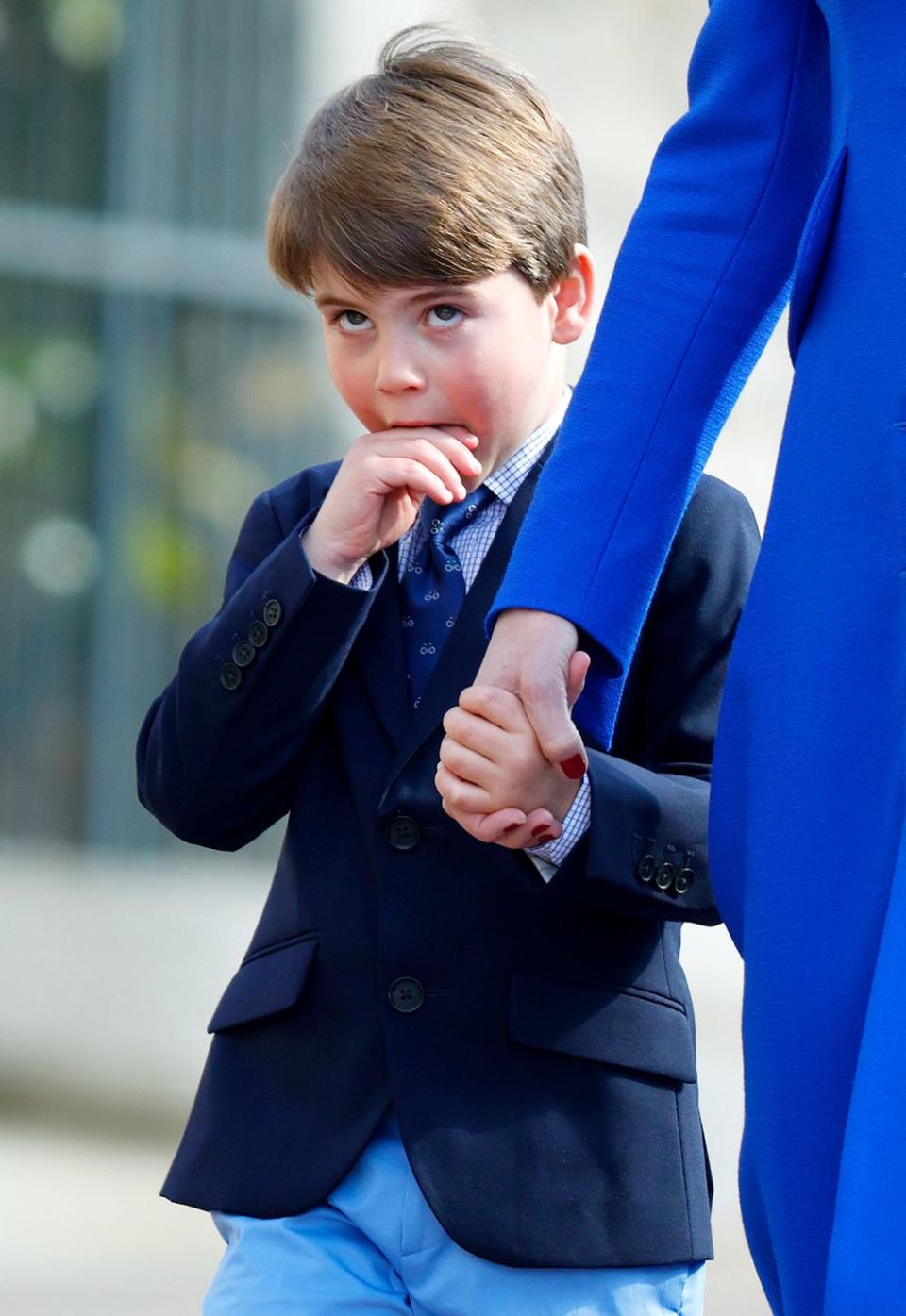 windsor, united kingdom april 09 embargoed for publication in uk newspapers until 24 hours after create date and time prince louis of wales attends the traditional easter sunday mattins service at st georges chapel, windsor castle on april 9, 2023 in windsor, england photo by max mumbyindigogetty images
