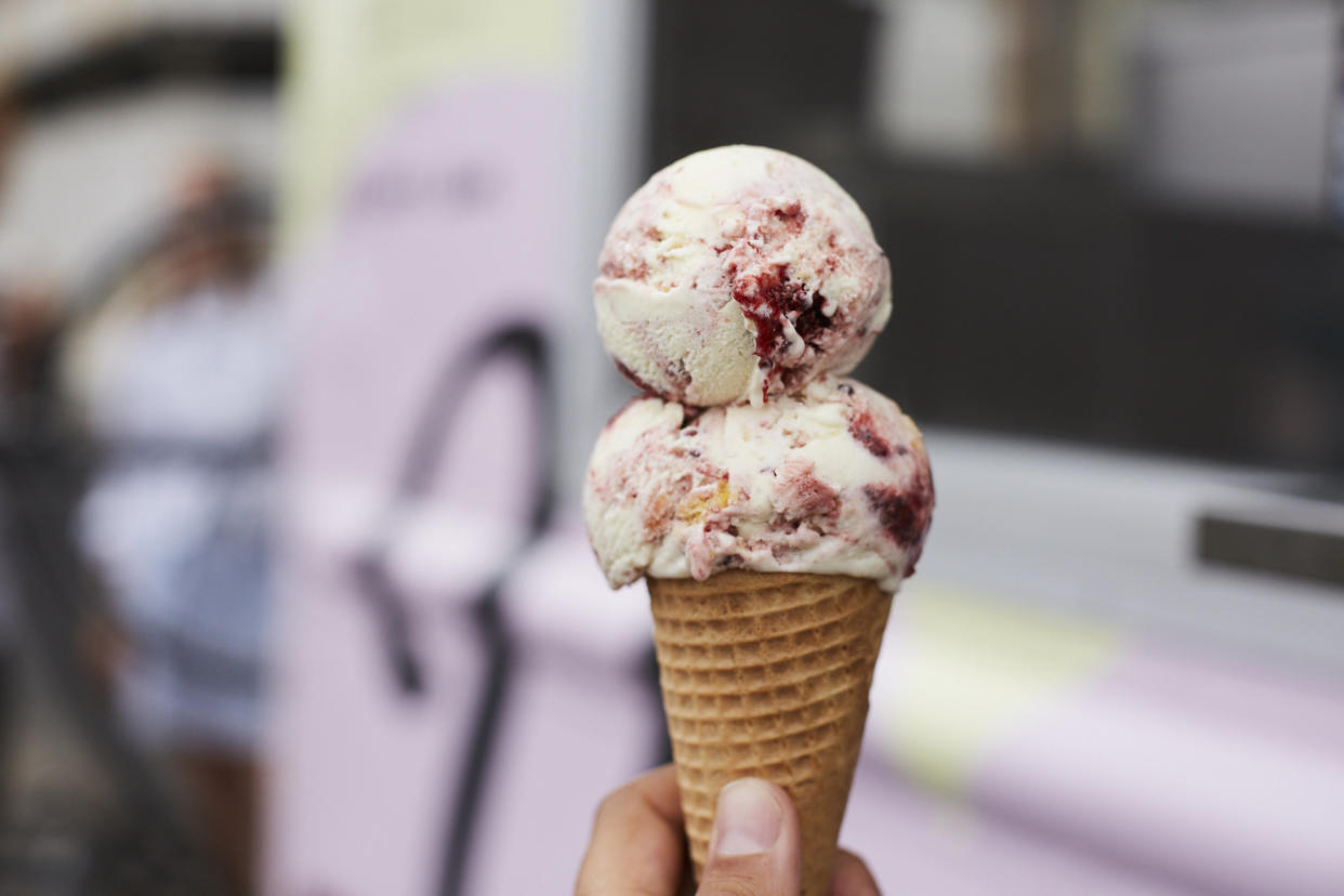 According to United States Department of Agriculture standards, ice cream must weigh at least 4.5 pounds/gallon and contain at least 10 percent fat from milk.&nbsp; (Photo: Sidney Bensimon)