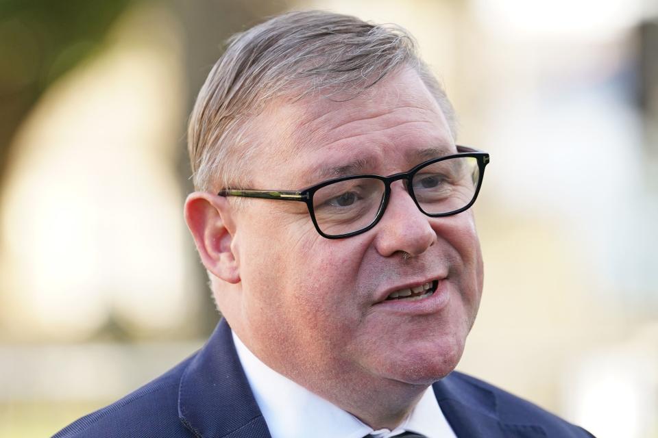European Research Group chairman Mark Francois declined to say how members will vote on the Stormont brake (Gareth Fuller/PA) (PA Archive)