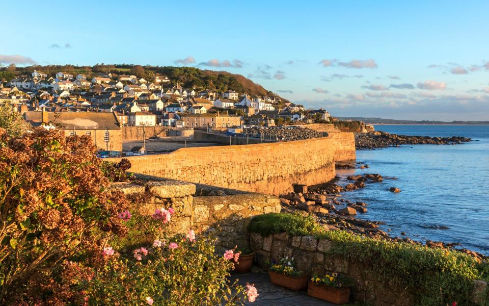 Golden Dawn Light Over Mousehole Harbor In Cornwall, England, Britain, UK - Getty