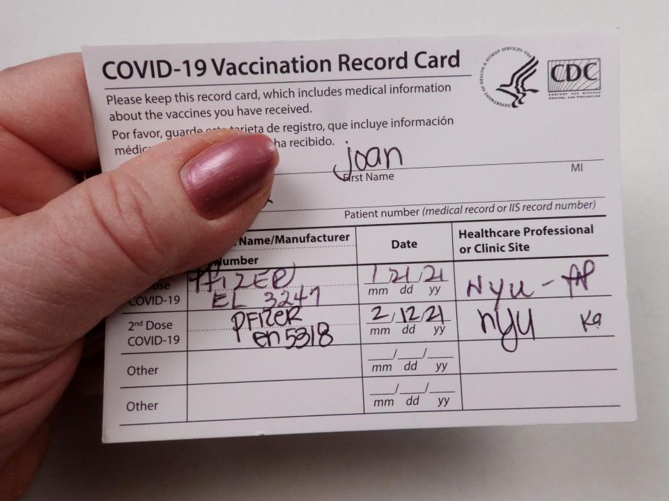 vaccine card