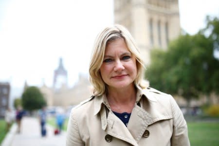 FILE PHOTO: Justine Greening MP poses for a portrait in central London, Britain September 19, 2018. REUTERS/Henry Nicholls