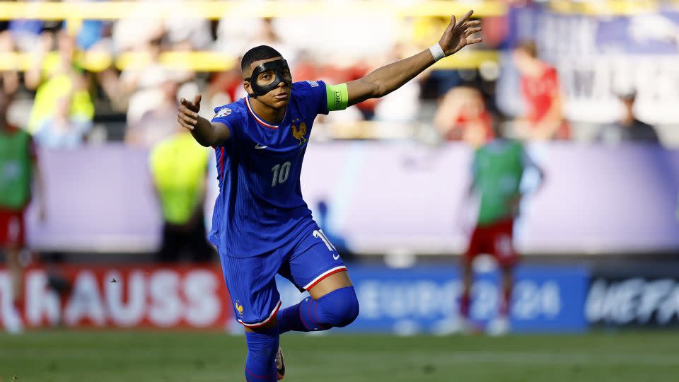 Mbappé put France ahead from the penalty spot. - Leon Kuegeler/Reuters