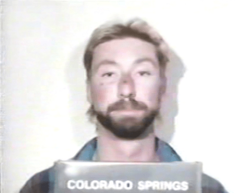 Carl McGee, CSPD mugshot, January 1998, Courtesy: Former Colorado State Trooper Ty Lloyd