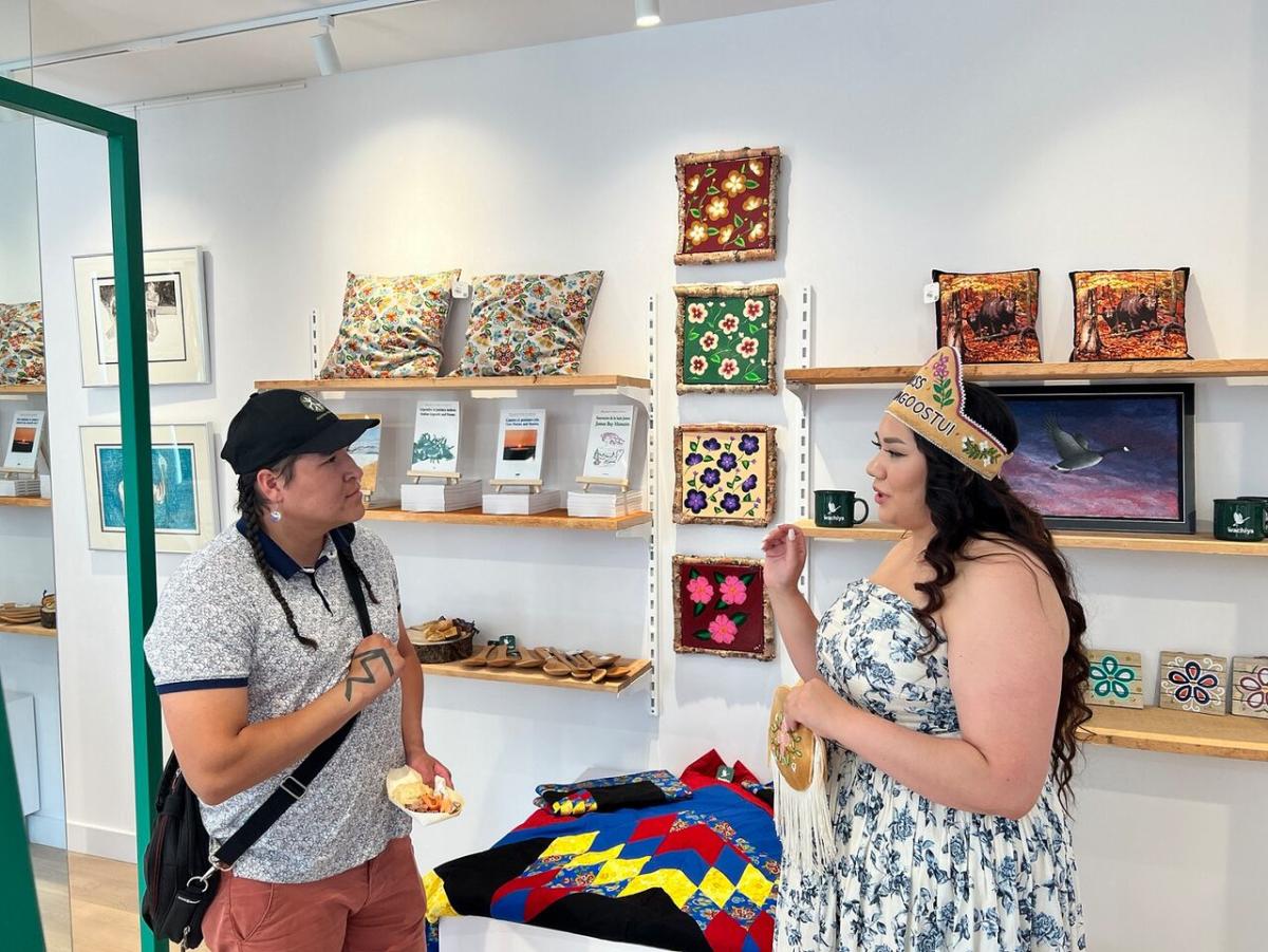 Cree-owned ‘Wachiya’ store selling Indigenous arts and crafts in Old Montreal