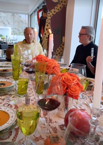 <p>Caroline Somers/Instagram</p> Suzanna Somers' family on Thanksgiving