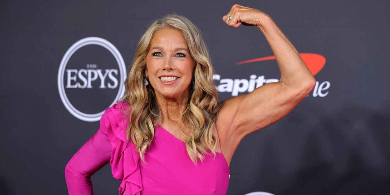 denise austin 2022 espys arrivals