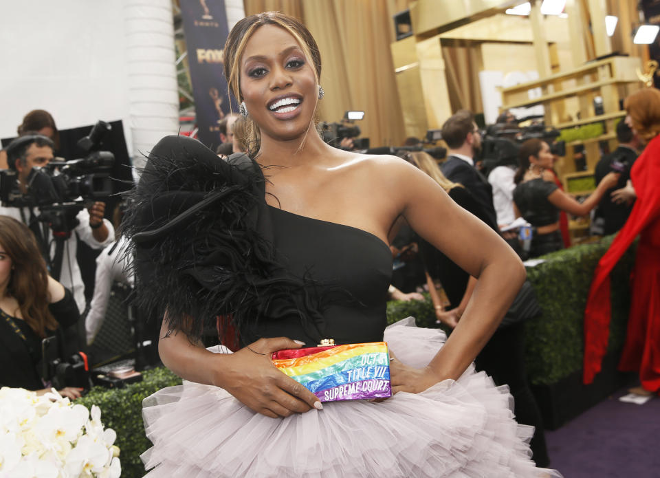 &ldquo;I would love the media talking about solutions to ending violence against trans people,&rdquo; said Cox, seen here at the 2019 Emmy Awards. (Photo: Invision for the Television Academy)