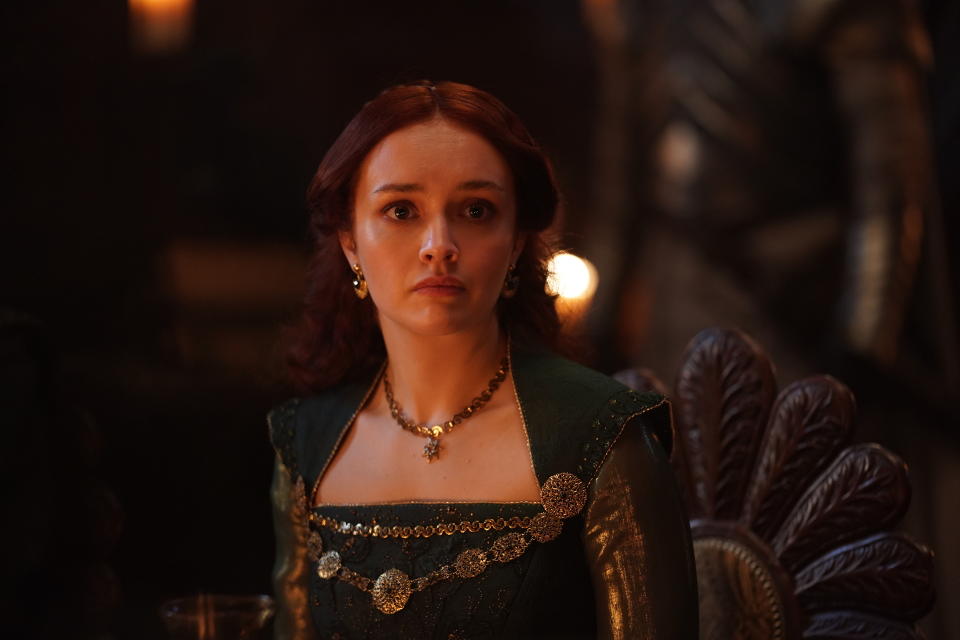 Olivia Cooke as Alicent Hightower in <i>House of the Dragon</i><span class="copyright">Ollie Upton—HBO</span>