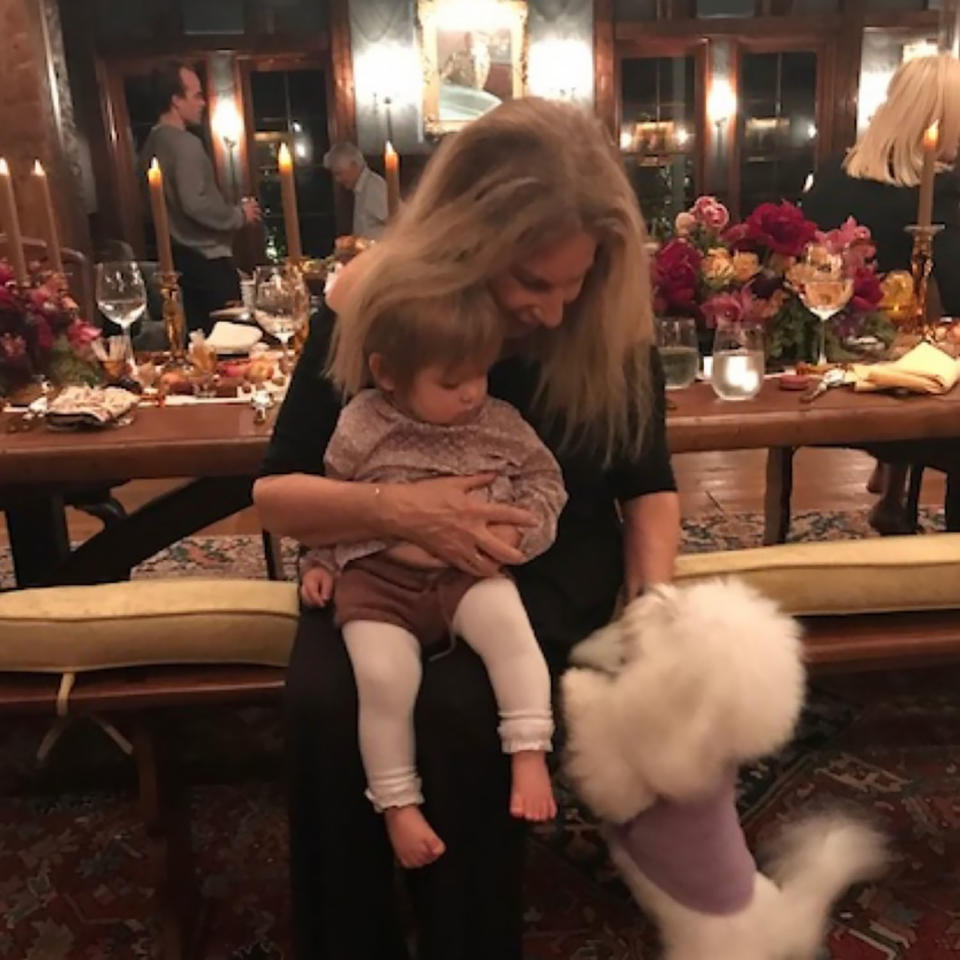 Barbra Streisand with Her Granddaughter Westlyn