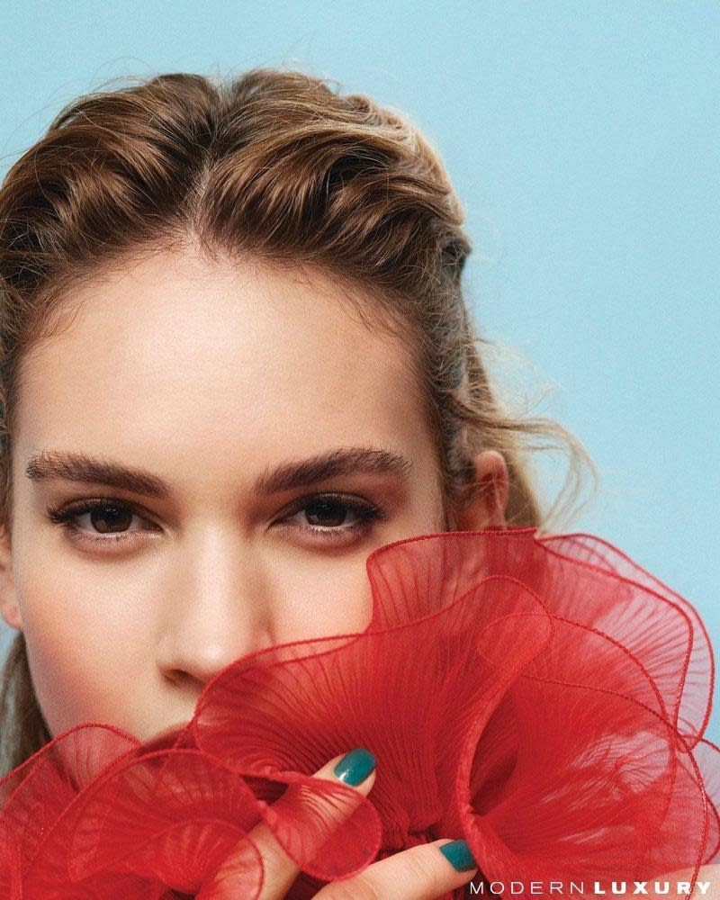 Lily James calls Cara Delevingne an inspiration in new interview with Modern Luxury