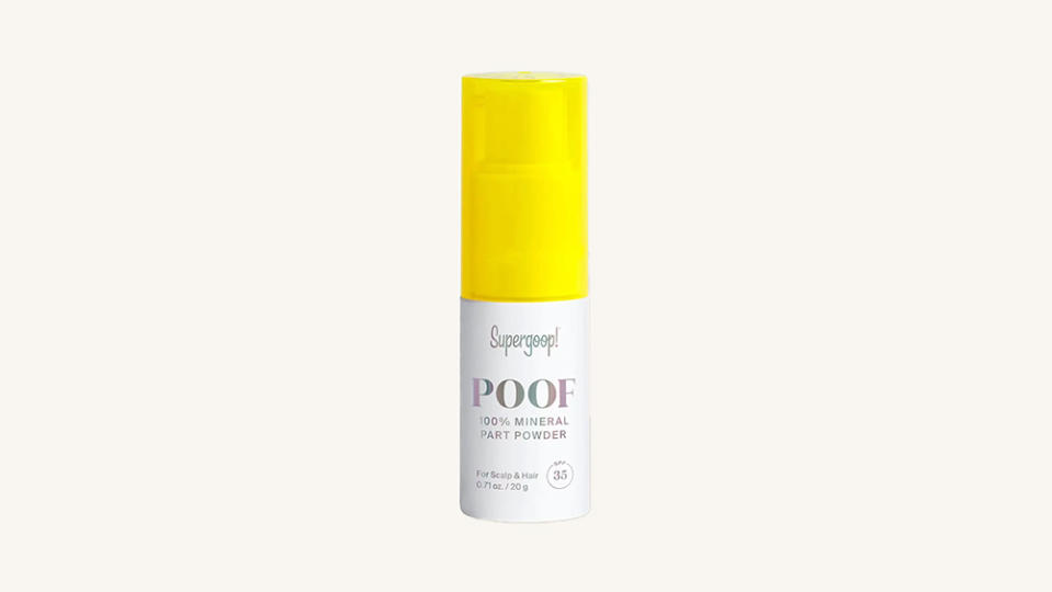 Best Scalp SPF: Supergoop! Poof 100% Mineral Part Powder SPF 35