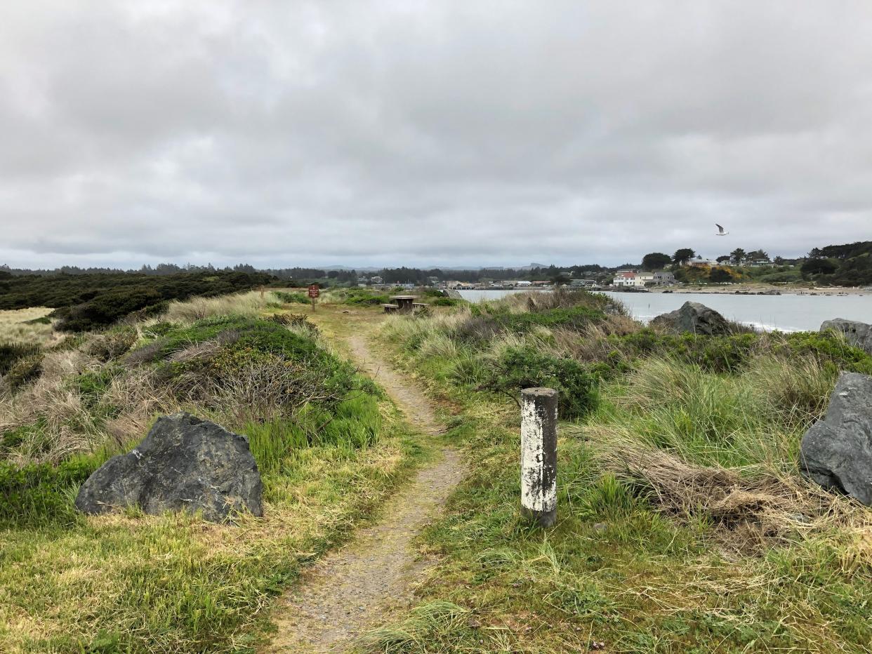 Hiking trails, horse trails and more near the Coquille River Lighthouse in Bullards Beach State Park outside of Bandon on Oregon's south coast.