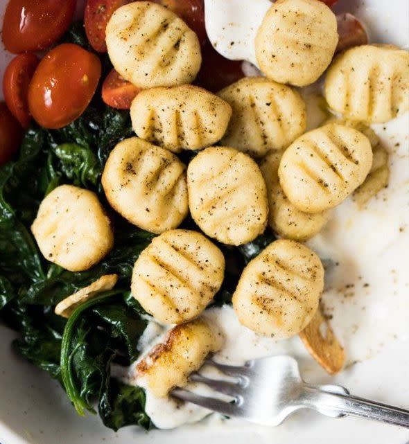 <strong>Get the <a href="https://lowrecipe.net/keto-ricotta-gnocchi/">Keto Ricotta Gnocchi</a> recipe from Low Recipe.</strong>