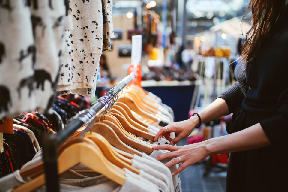 Can you give up buying new clothes for 30 days? [Photo: Getty]