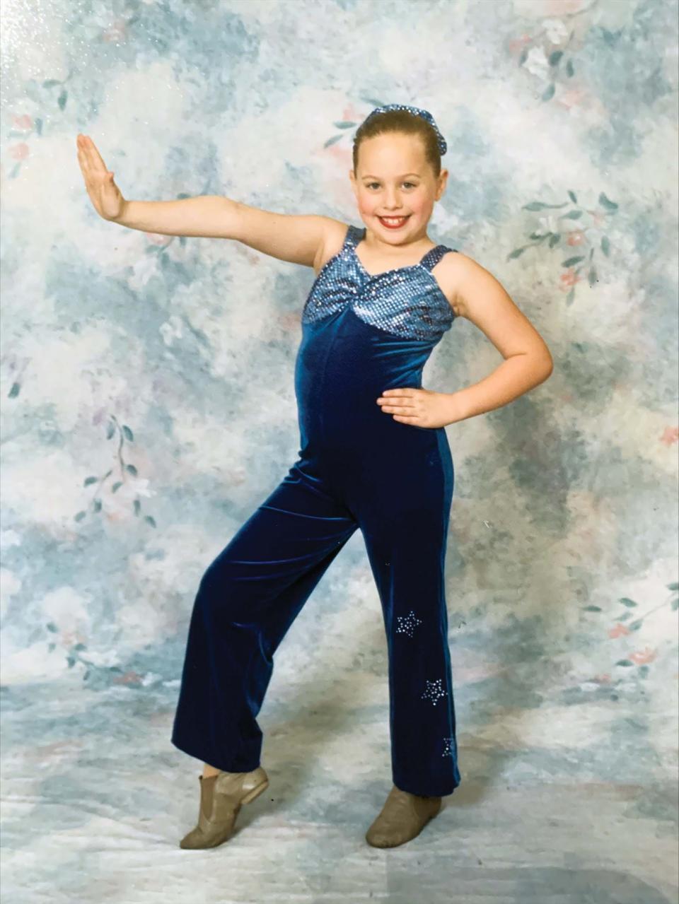 A young Mallory Nolting  gets ready for a future in dance. 