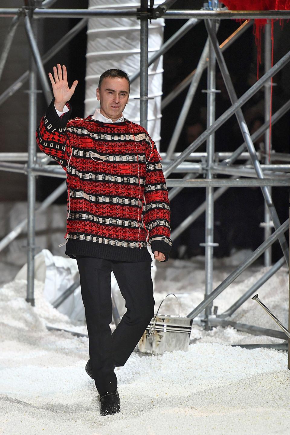 From his birth in Belgium to his departure from Calvin Klein, Vogue tracks Raf Simons's personal and professional history.