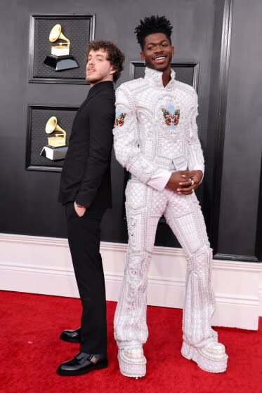 Jack Harlow and Lil Nas X on the red carpet