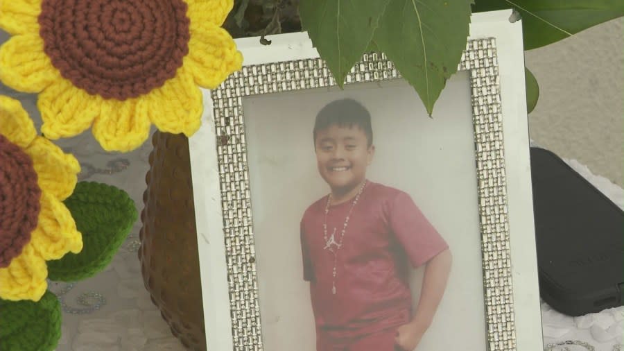 Derrick Serrano, 12, is seen in a family photo.