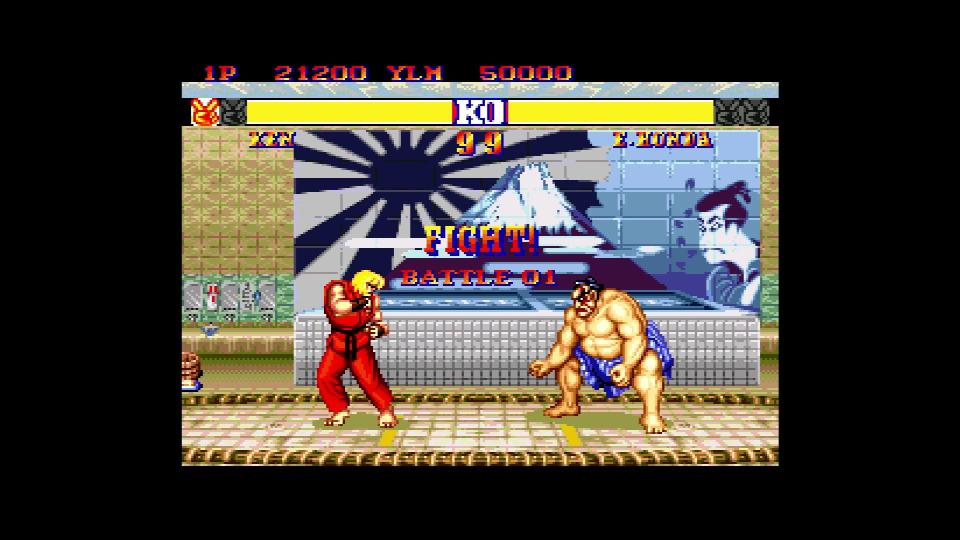 Analogue Duo Street Fighter 2 gameplay
