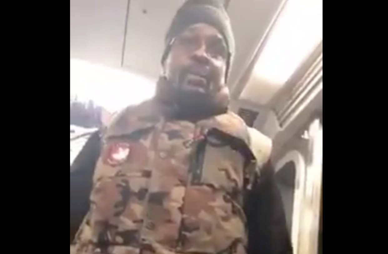 The NYPD are searching for a suspect in an alleged hate crime. (Photo: Twitter/NYPD)
