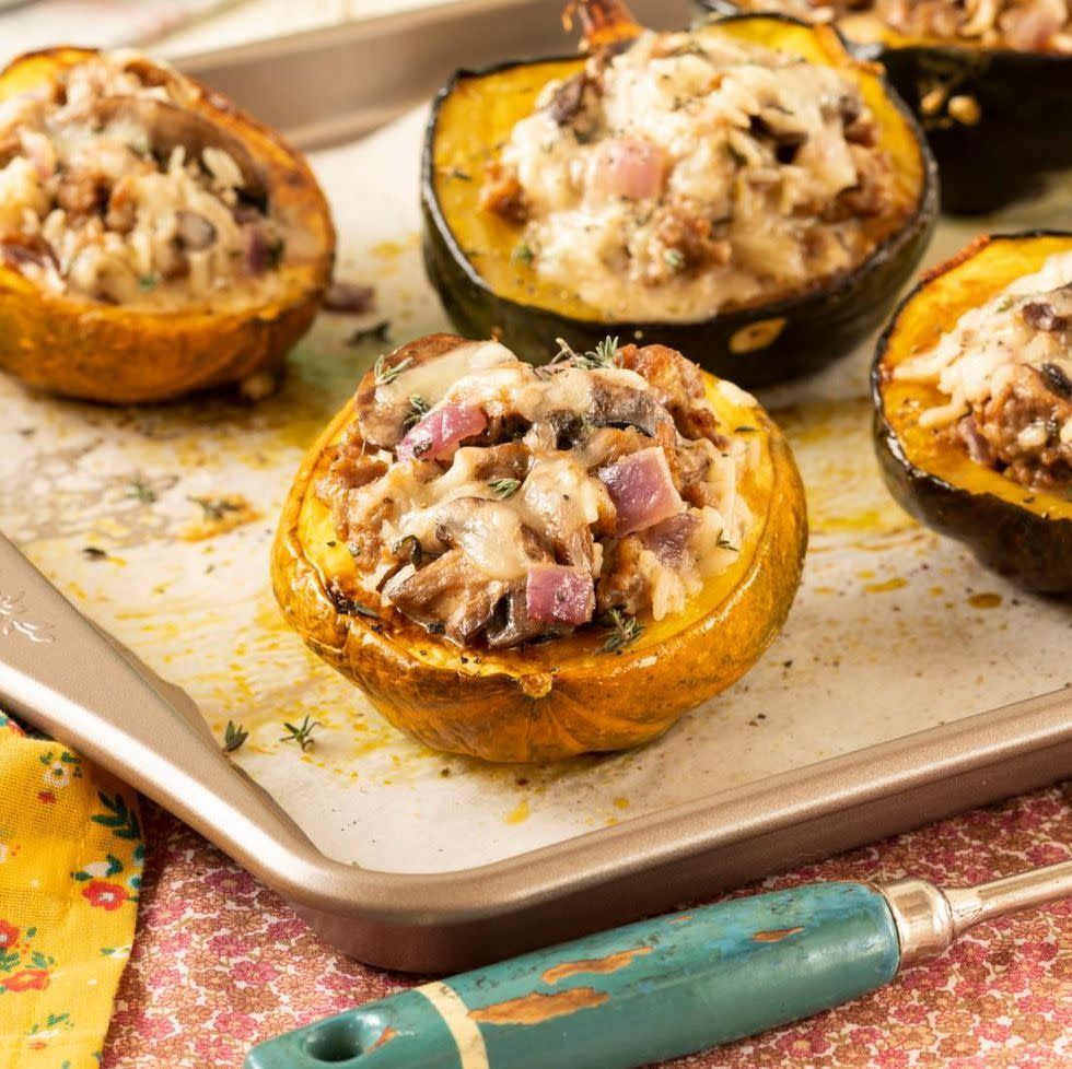 stuffed acorn squash fall recipe