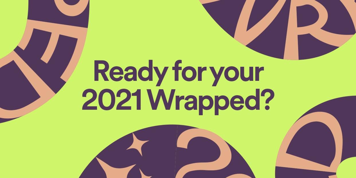 A green image that says "Ready for your 2021 Wrapped?"