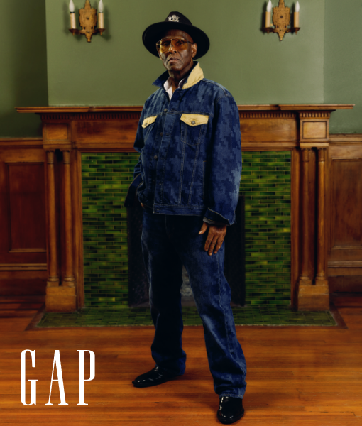 Dapper Dan is the ad campaign for the Dap Gap collaboration.  
