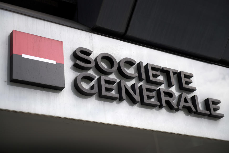 The headquarters of French bank Societe Generale in London. Photo: Justin Tallis/AFP/Getty Images