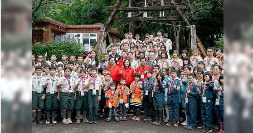 總統蔡英文出席「中華民國童軍總會113年三五童軍節慶祝大會」（圖／總統府提供）