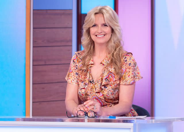 <p>Ken McKay/ITV/Shutterstock</p> Penny Lancaster on 'Loose Women' in 2021