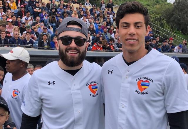 Christian Yelich Hosts Celebrity Softball Game Event