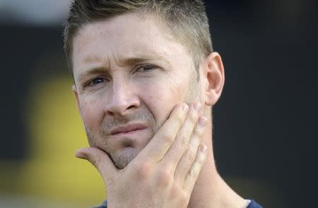 Australia's captain Michael Clarke after a cricket test match against England at Lord's cricket ground in London July 21, 2013. REUTERS/Philip Brown/Files