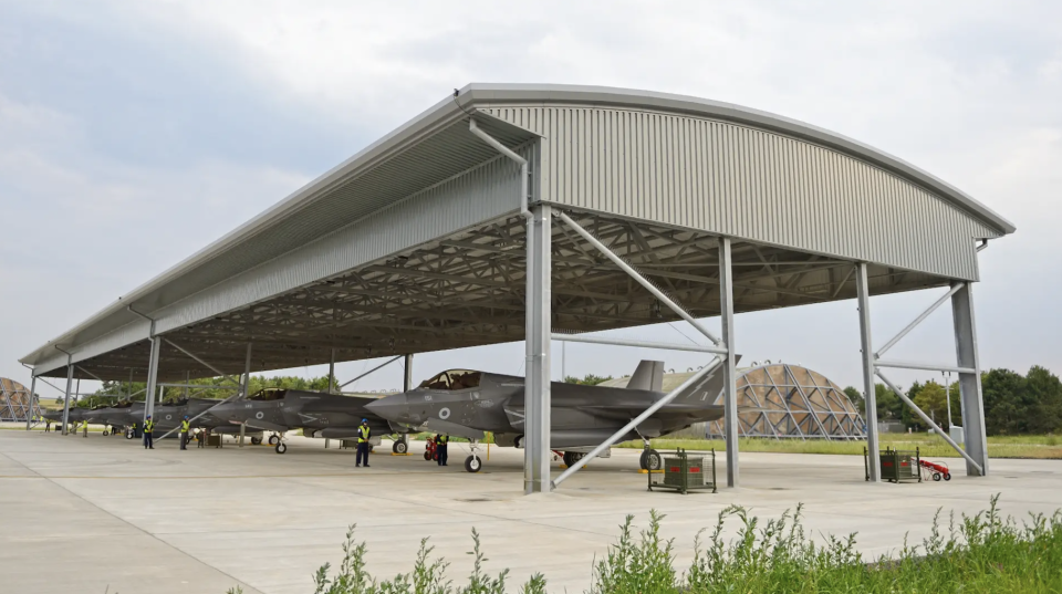 Part of the purpose-built F-35 operational facility at RAF Marham. <em>Jamie Hunter</em><br>