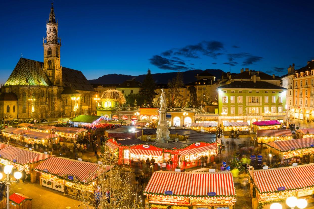 Christmas market in Bolzano Italy