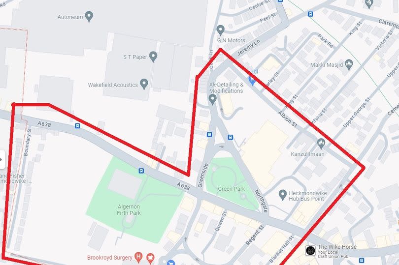 A dispersal order has been put into place in Heckmondwike