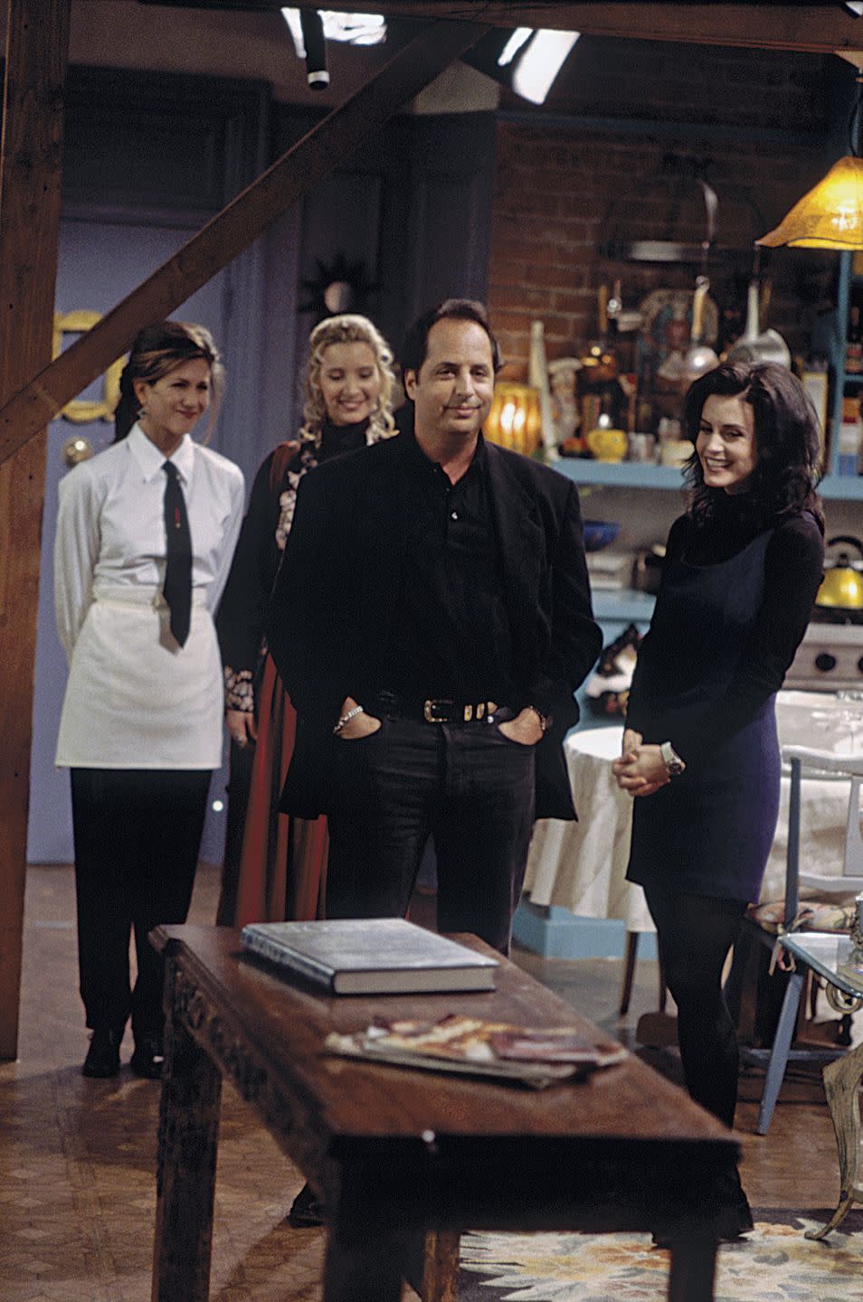 <p>The comedian guest-starred twice throughout the series — first as a stoned dinner guest in season 1 and later as a horrible blind date for Rachel in season 9. </p>