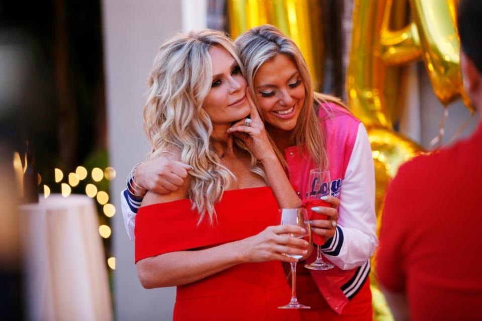 THE REAL HOUSEWIVES OF ORANGE COUNTY — “Seeing Red” Episode 1308 — Pictured: (l-r) Tamra Judge, Gina Kirschenheiter — (Photo by: Phillip Faraone/Bravo/NBCU Photo Bank/NBCUniversal via Getty Images)