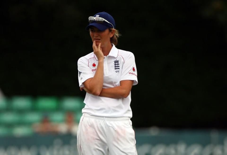 Edwards made her debut in a skirt, and played 13 Ashes Tests (Getty Images)