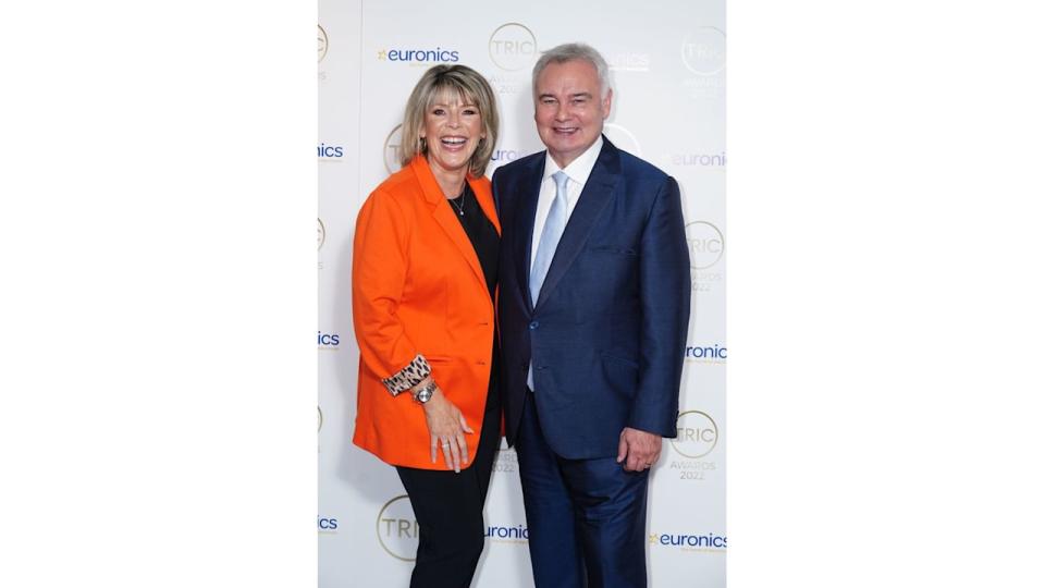 Ruth Langsford and Eamonn Holmes arriving for the TRIC Awards 2022 at Grosvenor House, London.