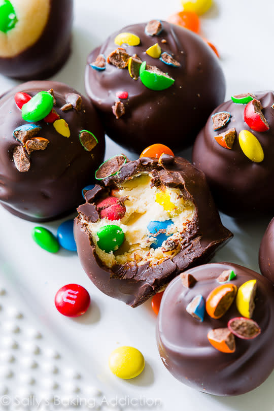 Peanut Butter M&M Truffles