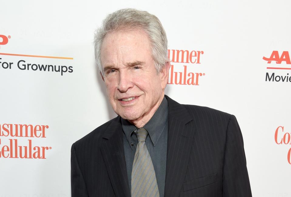 warren beatty at the aarp awards