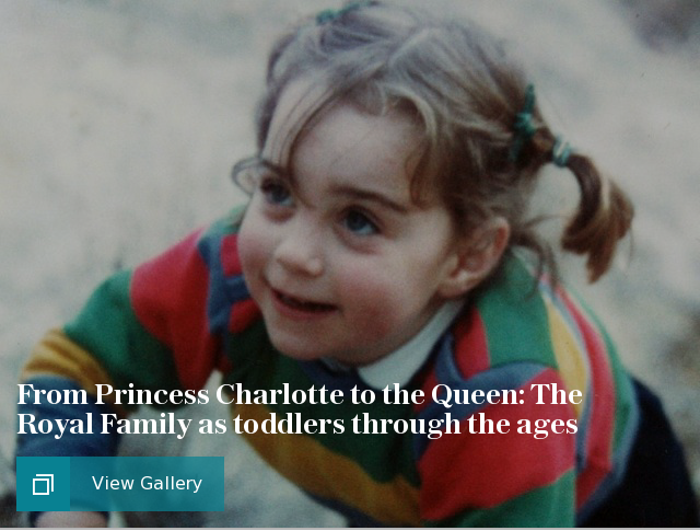 From Princess Charlotte to the Queen: The Royal Family as toddlers through the ages
